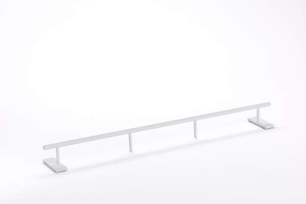 Accessori Fingerboard Professionali Blackriver Ramps+ Ironrail Rotondo Basso Argento - Rail Per Fingerboard 30cm, Altezza 4cm Rail Per Skateboard