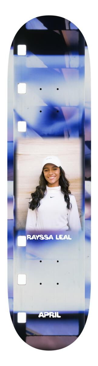 APRIL RAYSSA LEAL 2023 SKATEBOARD DECK