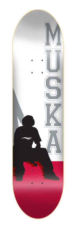 SHORTY'S MUSKA SILHOUETTE SKATEBOARD DECK