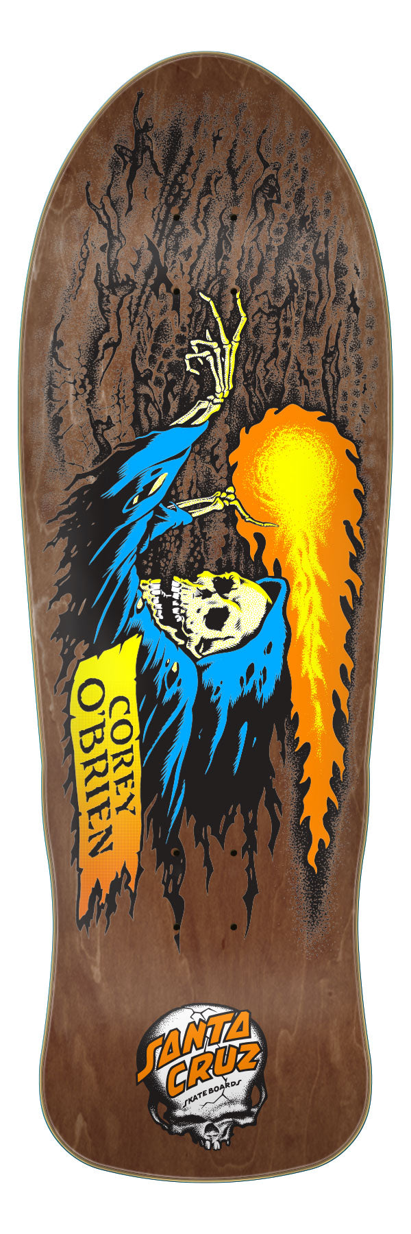 SANTA CRUZ COREY O'BRIEN REAPER REISSUE SKATEBOARD DECK — Modern
