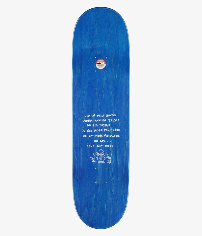 KROOKED FIRE MASK SKATEBOARD DECK