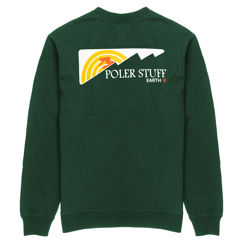 POLER DOWNHILL CREW NECK SWEATSHIRT