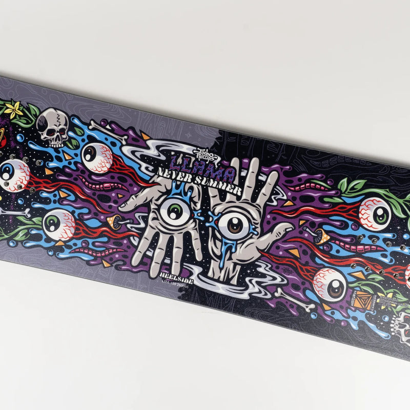 NEVER SUMMER LLAMA SNOWBOARD