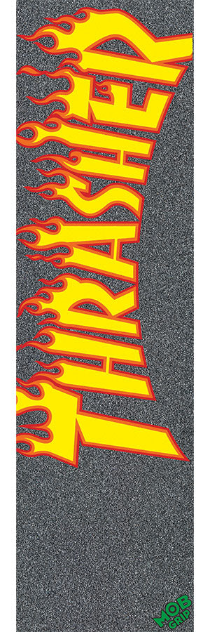 THRASHER YELLOW AND ORANGE FLAME GRIPTAPE