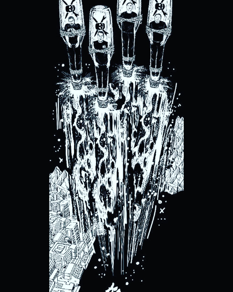 KUNG FU X TEENAGE BOTTLE ROCKET GRAPHIC GRIPTAPE SHEET