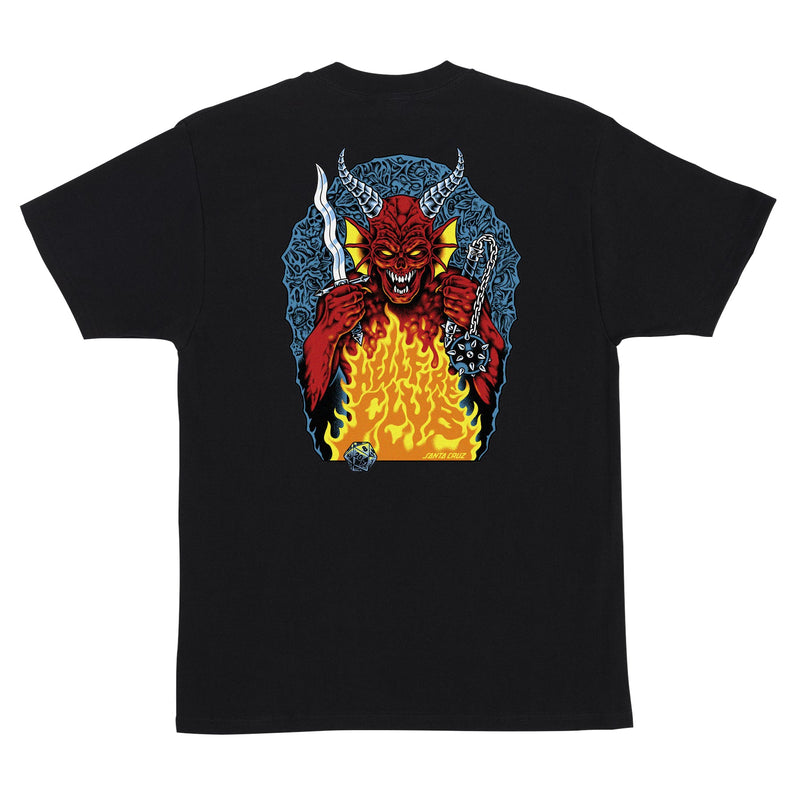 SANTA CRUZ X STRANGER HELLFIRE PIT S/S TEE