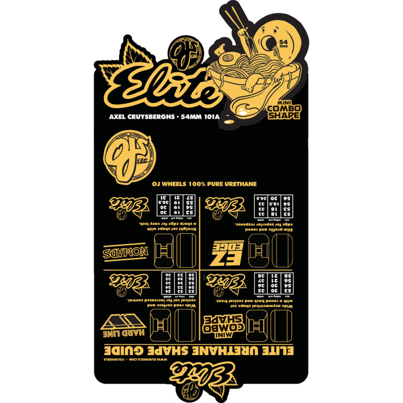 OJ AXEL CRUSHER ELITE MINI COMBO SKATEBOARD WHEELS