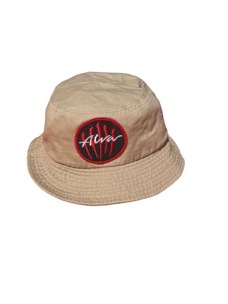 ALVA SCRATCH PATCH BUCKET HAT