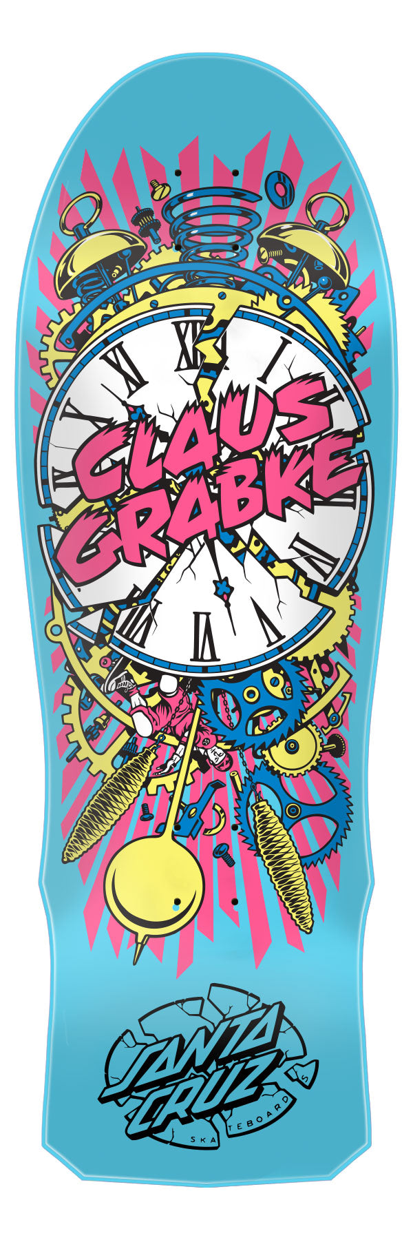 CLAUS GRABKE EXPLODING CLOCKS REISSUE SKATEBOARD DECK