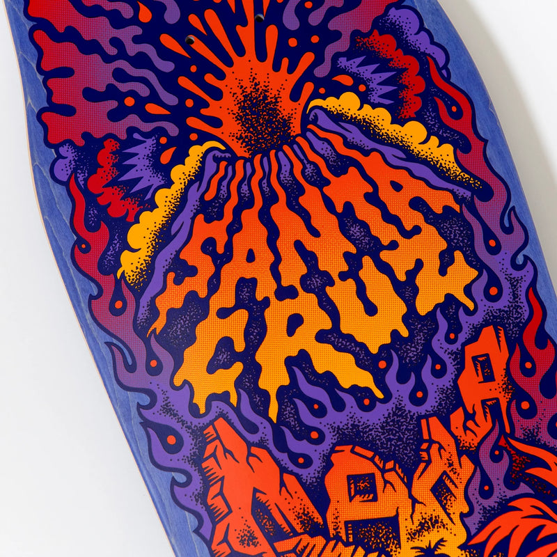 SANTA CRUZ VOLCANO SHAPED SKATEBOARD DECK