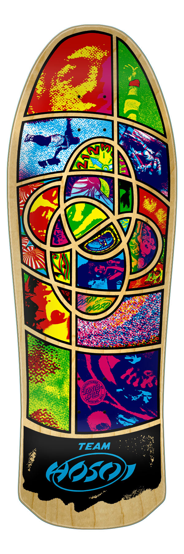 SANTA CRUZ CHRISTIAN HOSOI IRIE EYE REISSUE SKATEBOARD DECK