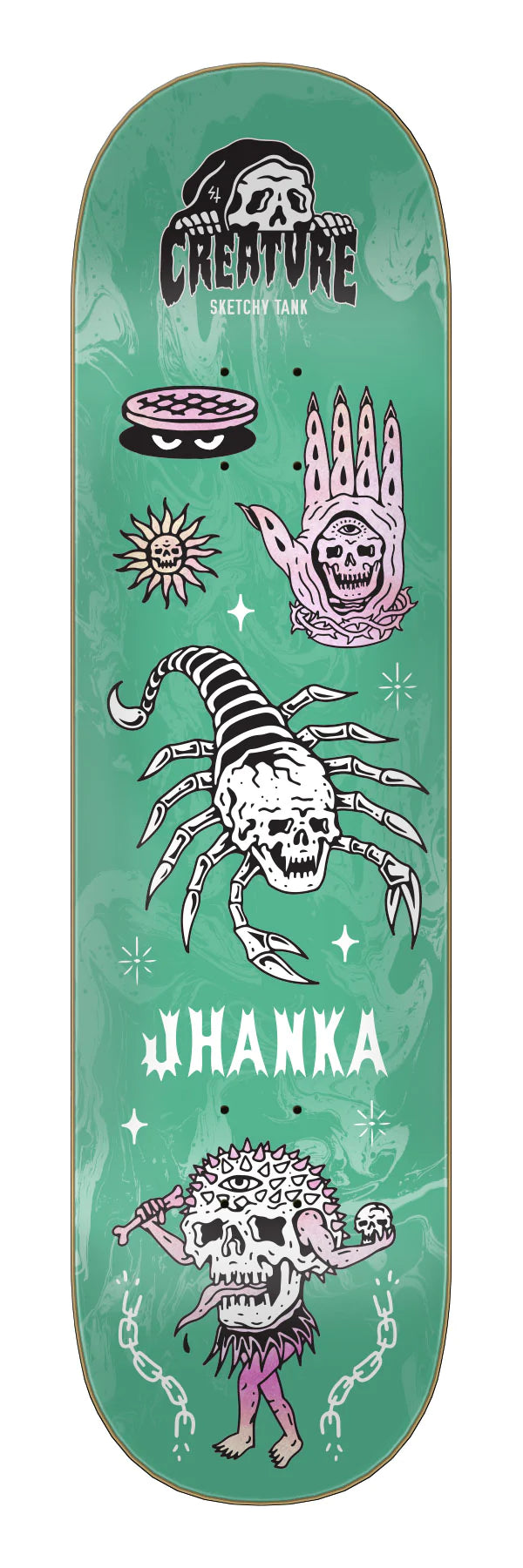 CREATURE TRIPPY TANKS VX SKATEBOARD DECK