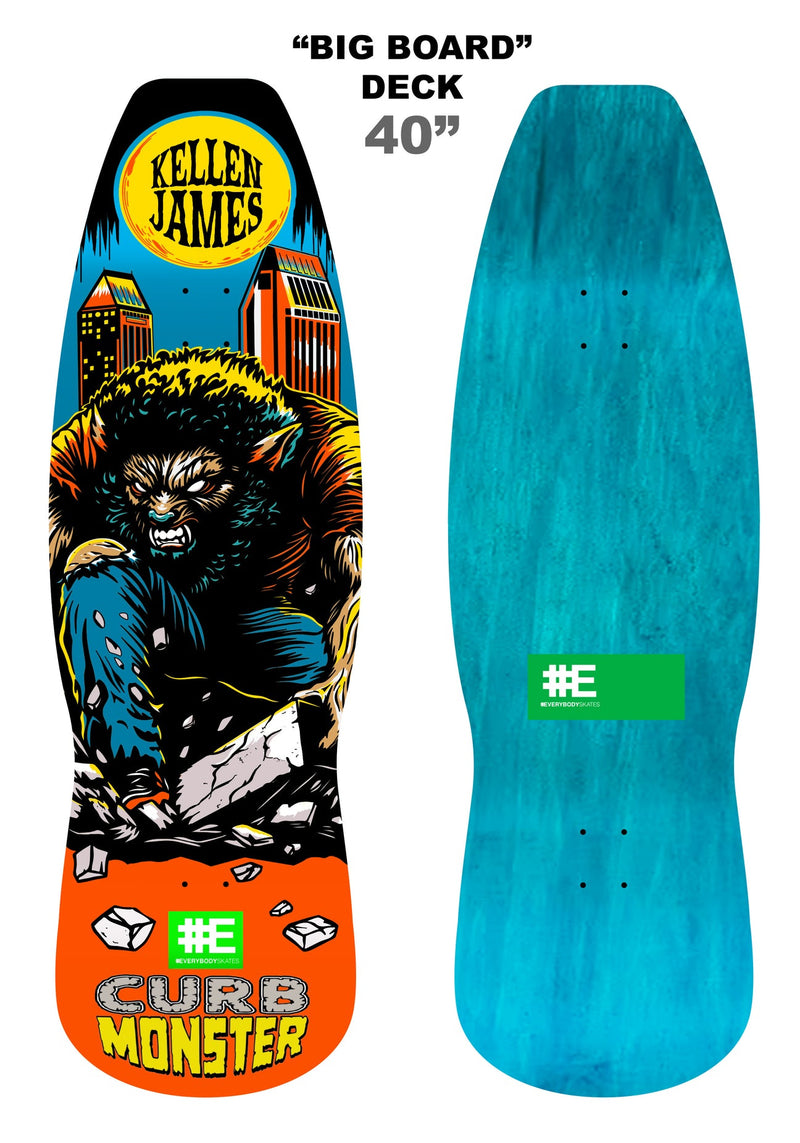 EVERYBODY SKATES CURB MONSTER BIG BOARD