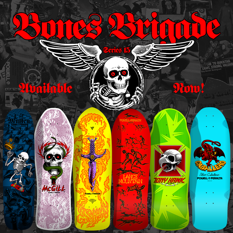BONES BRIGADE SERIES 15 SKATEBOARD DECKS