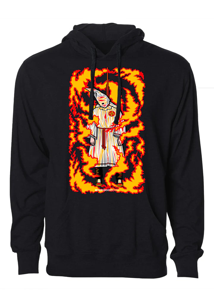 EVERYBODY SKATES BURNING KLANSMAN HOODIE