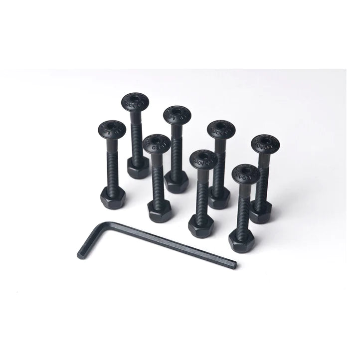 LOADED 1.25" BUTTON HEAD HARDWARE