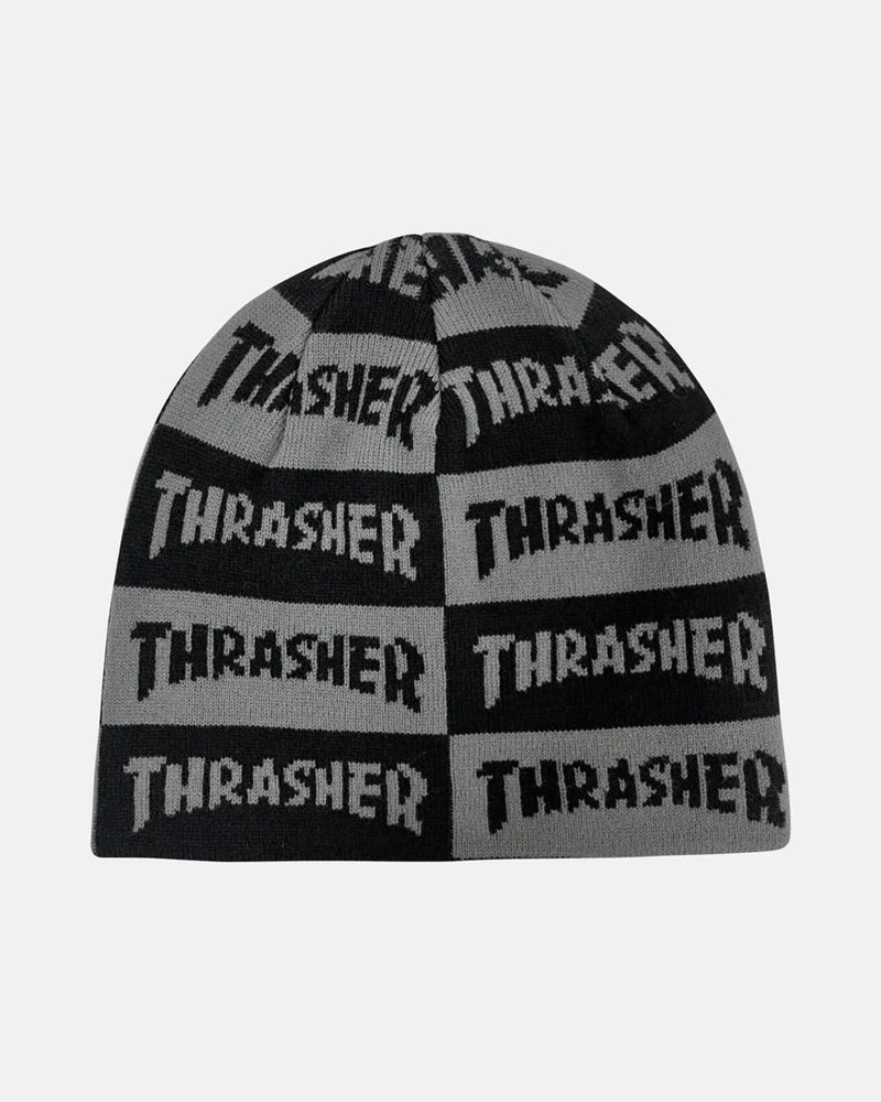 THRASHER MAG CHECKERED BEANIE