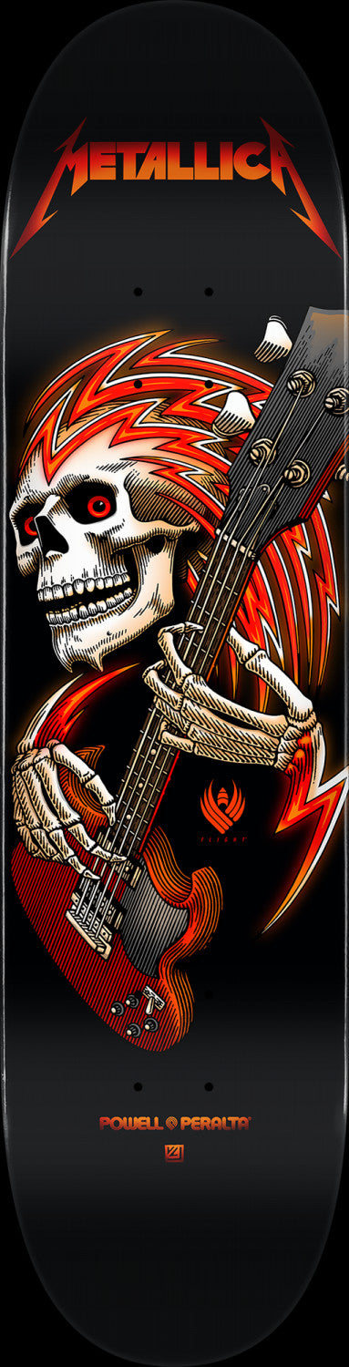 POWELL PERALTA METALLICA COLLAB FLIGHT SKATEBOARD DECK