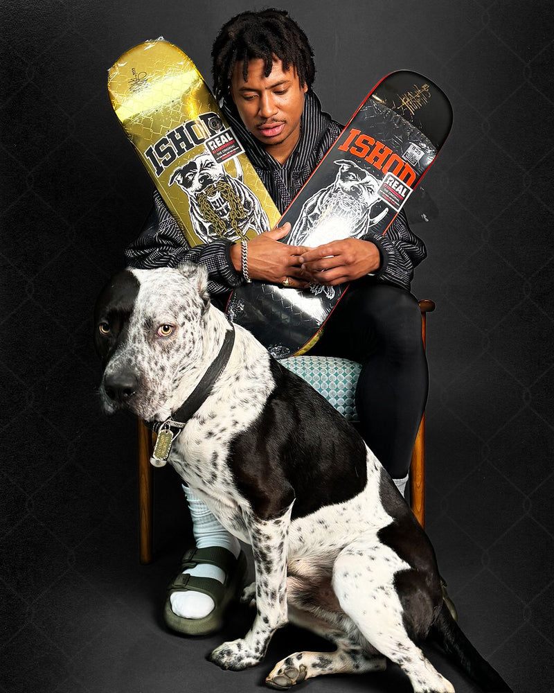 REAL ISHOD WAIR GOOD DOG SSD LTD. SKATEBOARD DECK