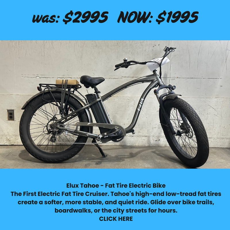 Elux Tahoe - Fat Tire Electric Bike (Gunmetal)