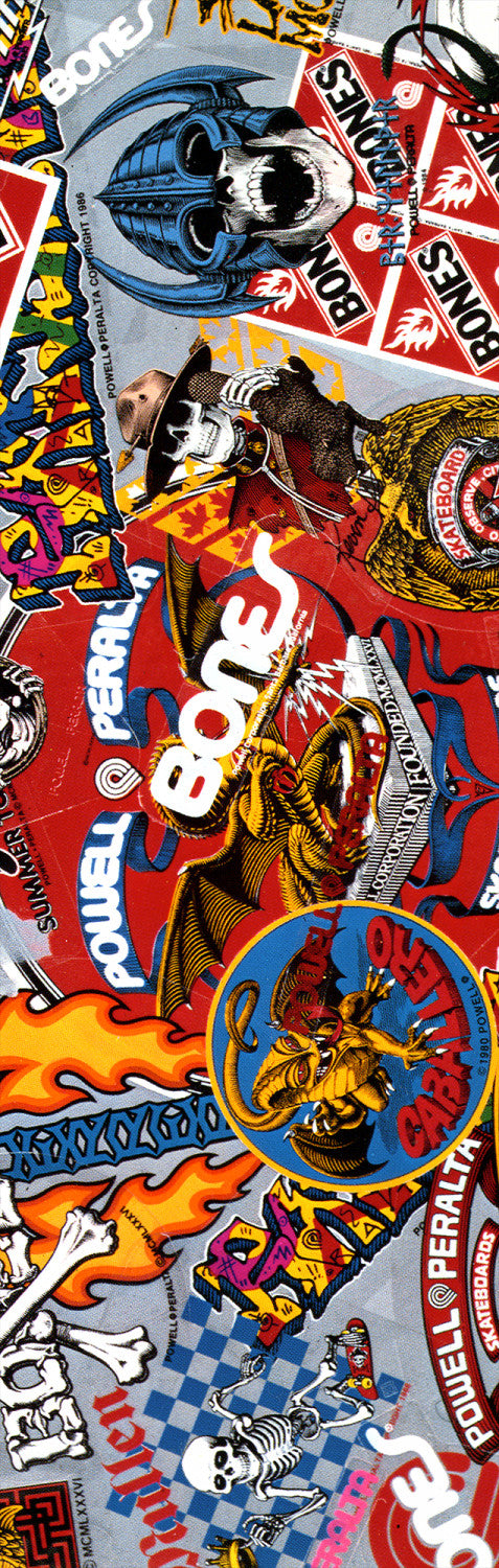 POWELL 10.5" GRIP TAPE SHEET