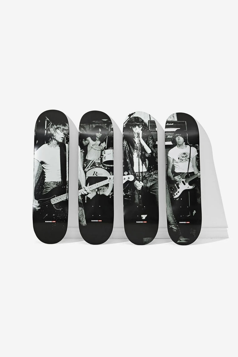 GLOBE RAMONES ON STAGE COLLECTOR'S SKATEBOARD DECK SET