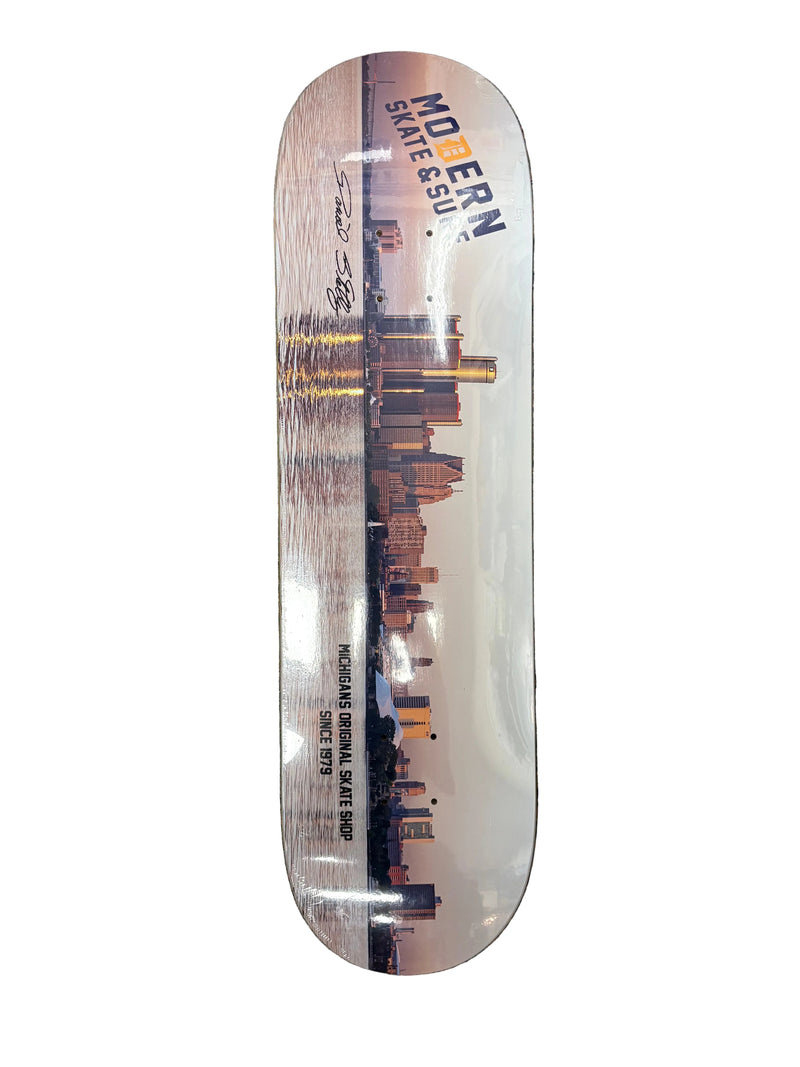 MODERN SKATE STELLY SKYLINE SKATEBOARD DECK