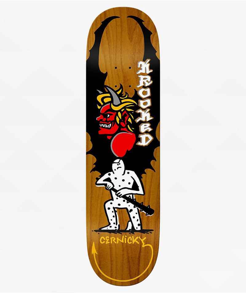 KROOKED DEVIL ED SKATEBOARD DECK