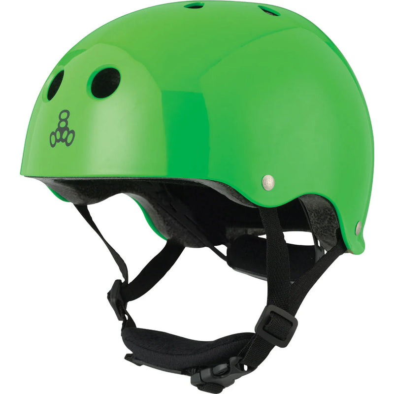 TRIPLE 8 LIL 8 HELMET-NEON GREEN