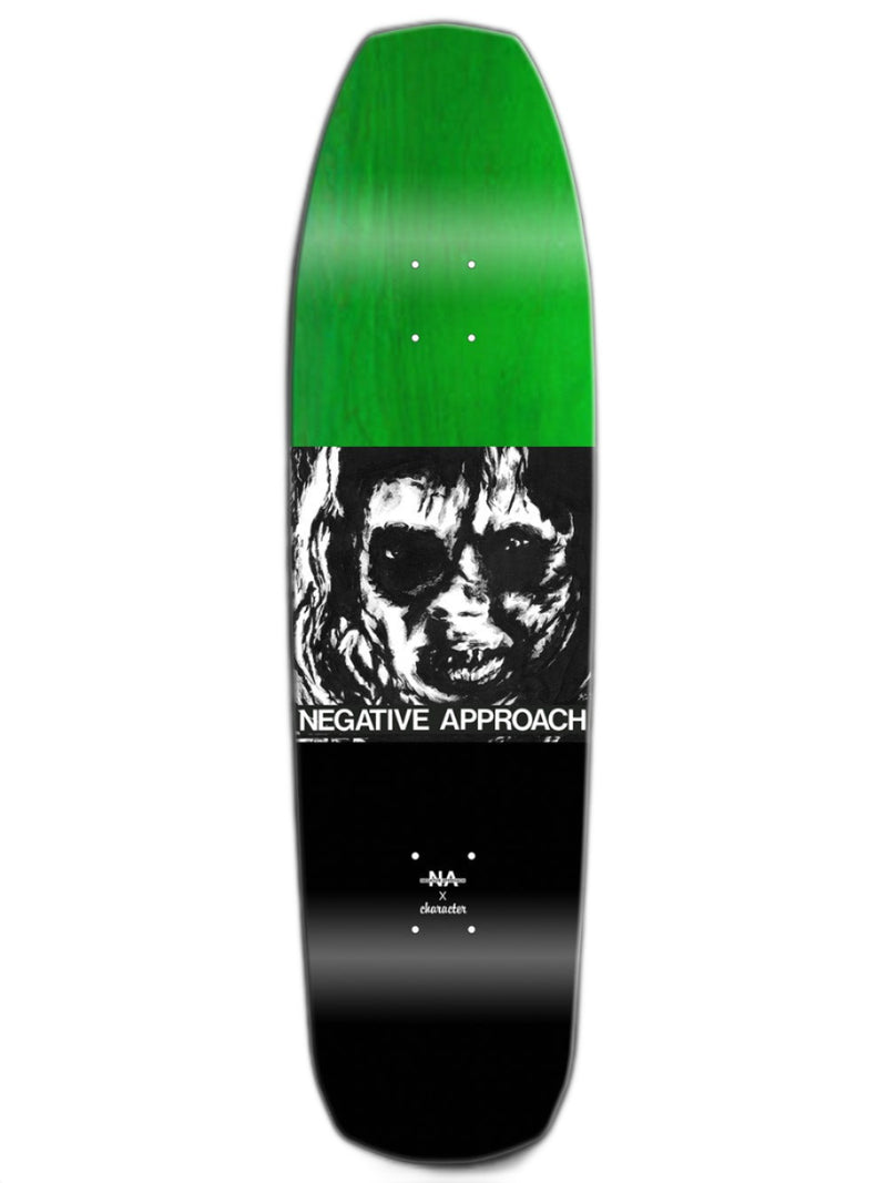 CHARACTER X NEGATIVE APPROACH EXORCIST SKATEBOARD DECK