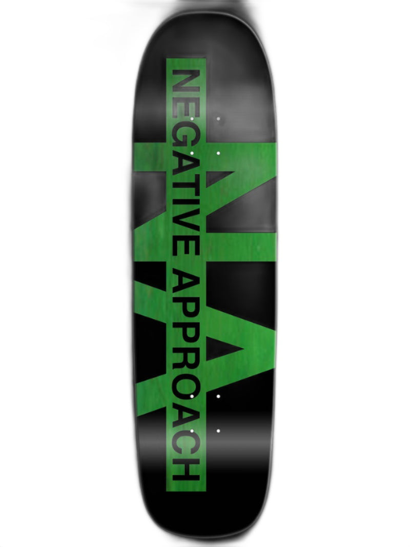 CHARACTER X NEGATIVE APPROACH LOGO SKATEBOARD DECK