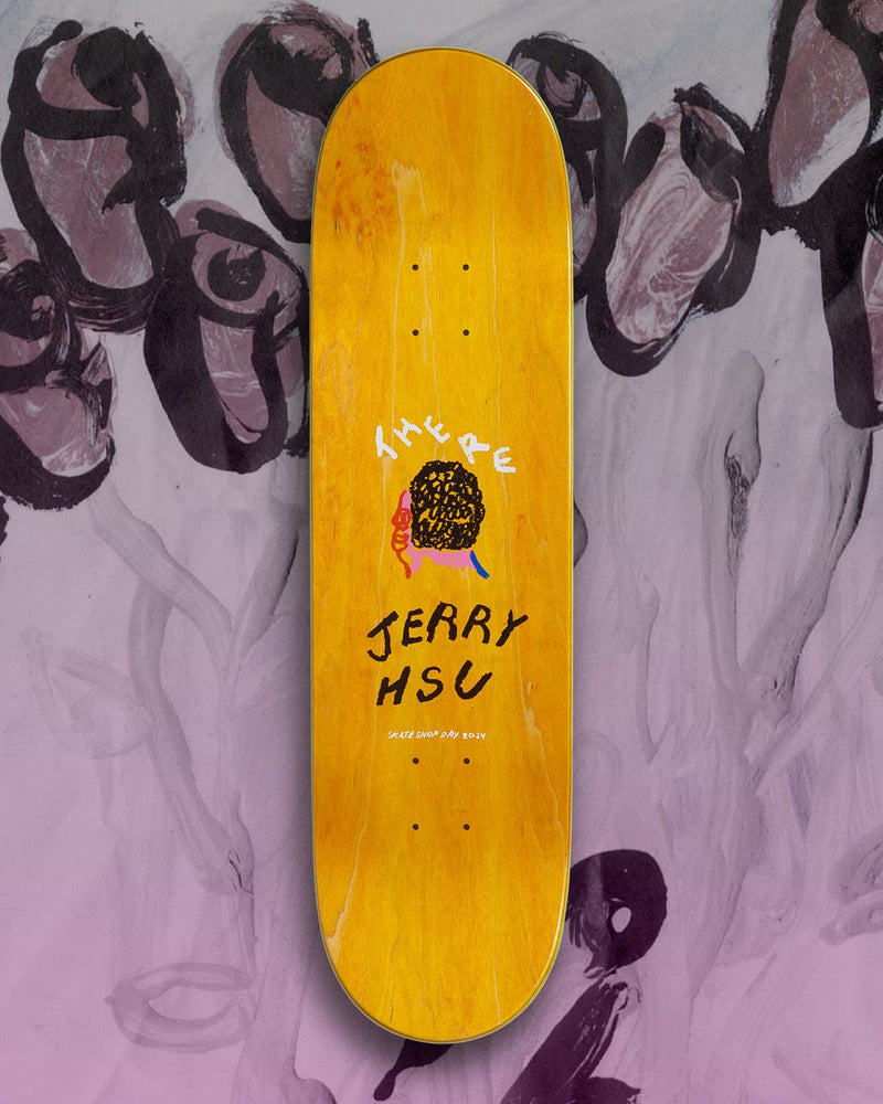 THERE ILYSM JERRY HSU GUEST SSD LTD. SKATEBOARD DECK