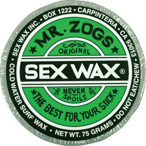 SEX WAX OG. COLD WATER SURF WAX-SINGLE BAR