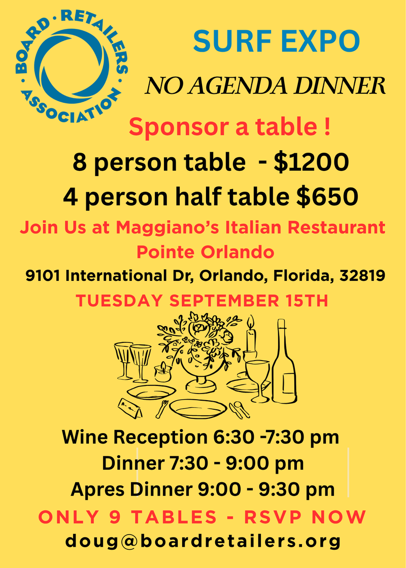 No Agenda Dinner Table Sponsor