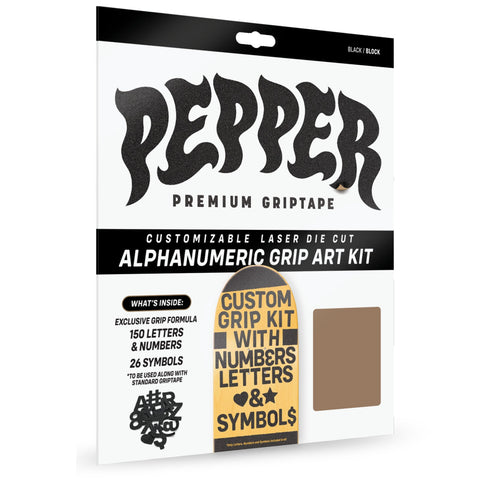 PEPPER ALPHANUMERIC CUSTOM GRIP KIT