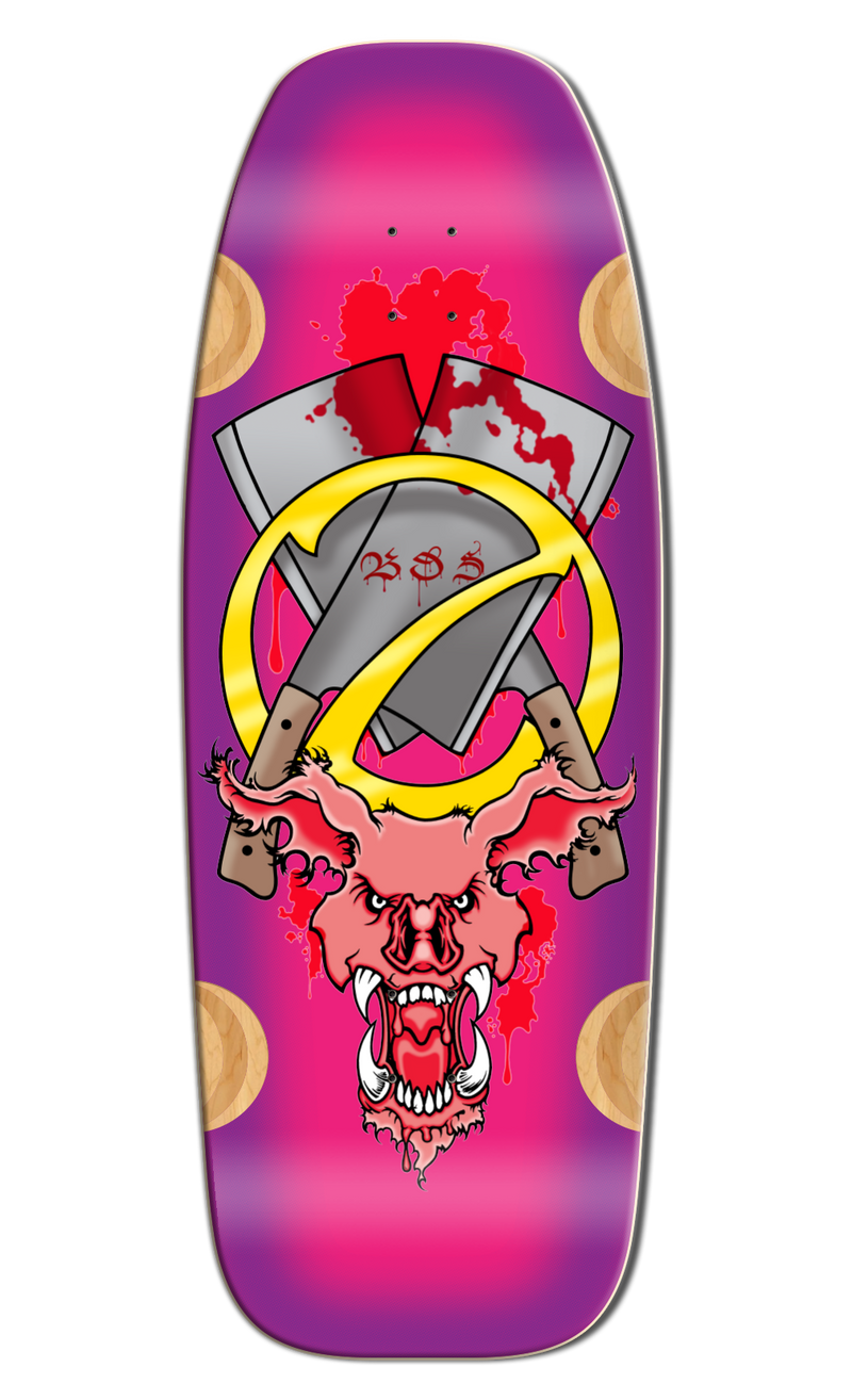 BULLDOG EVIL PIG SKATEBOARD DECK