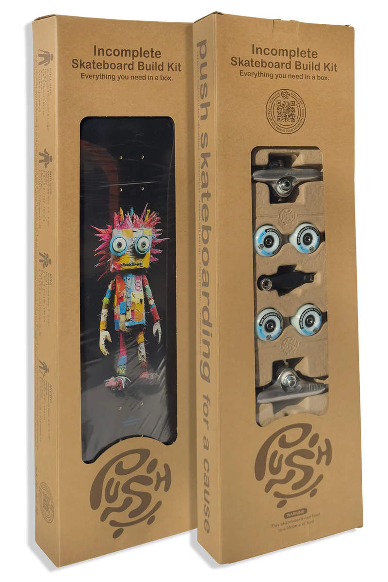 PUSH INCOMPLETE SKATEBOARDS