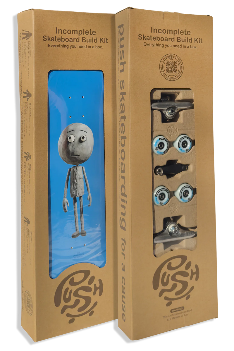 PUSH INCOMPLETE SKATEBOARDS