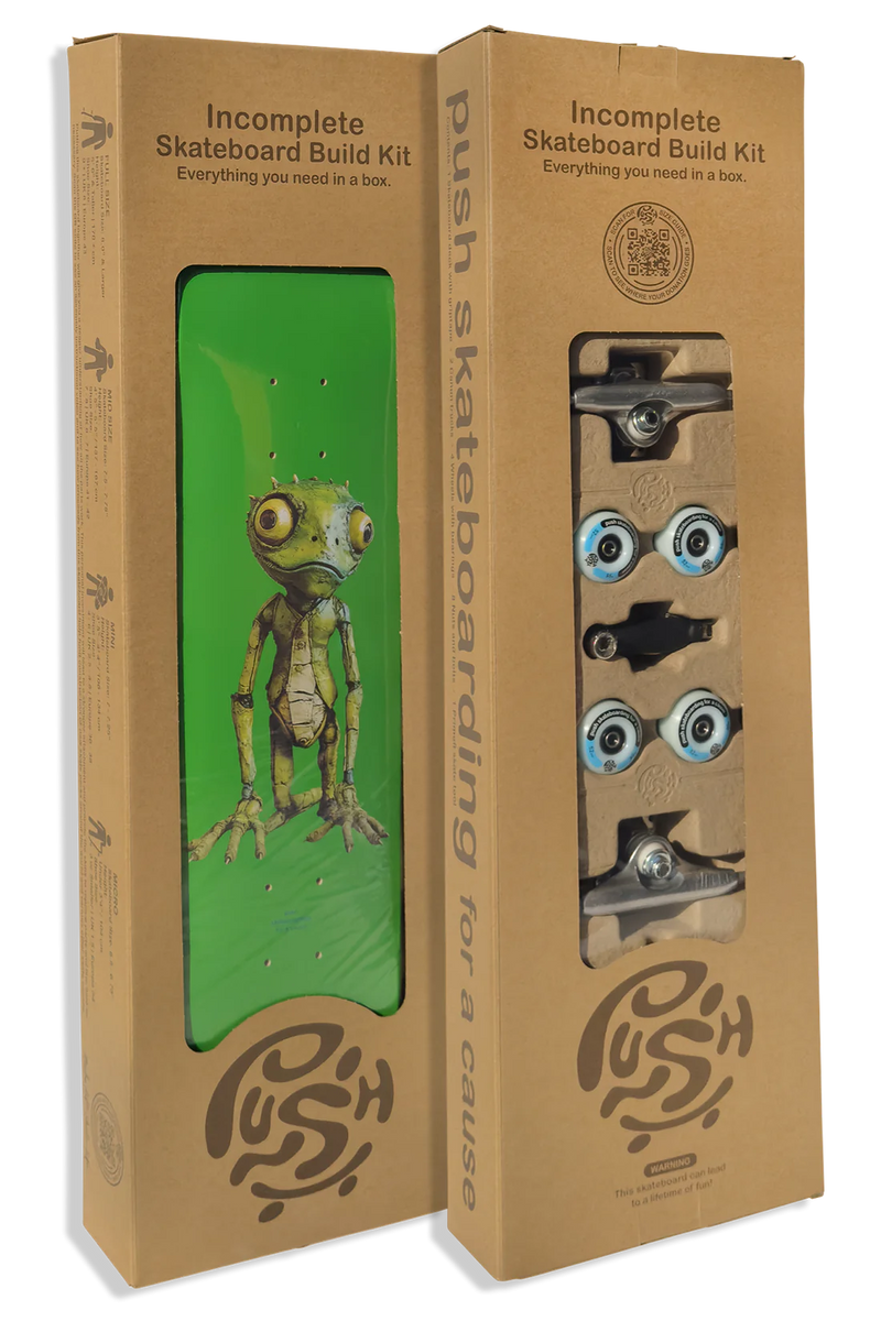 PUSH INCOMPLETE SKATEBOARDS