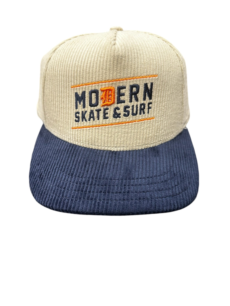 MODERN SKATE & SURF OG SKATESHOP CORDUROY SNAPBACK HAT