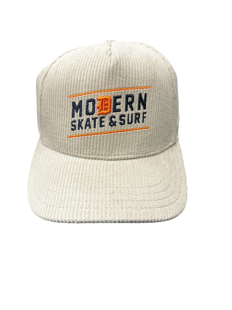 MODERN SKATE & SURF OG SKATESHOP CORDUROY SNAPBACK HAT