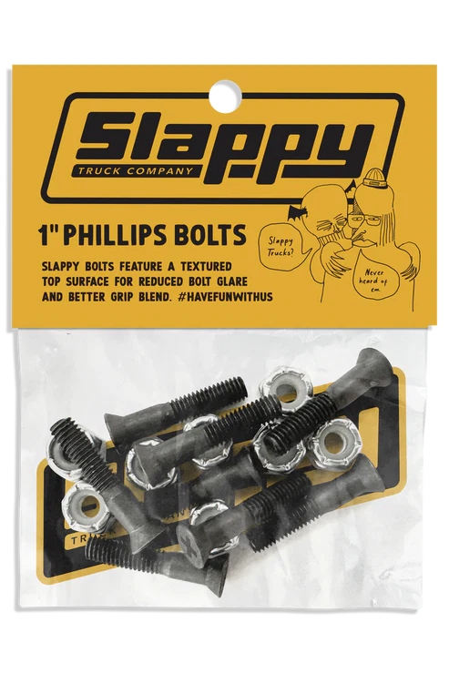 SLAPPY 1" PHILLIPS GRIP TIP BOLTS
