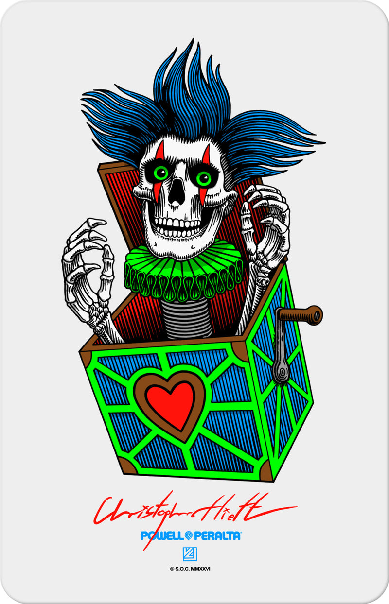 POWELL PERALTA PRO CHRIS SKULL STICKER