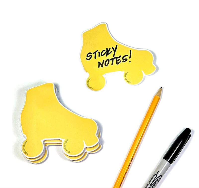 Roller Notepad ROLLER SKATE STICKY NOTE PAD — Modern Skate & Surf