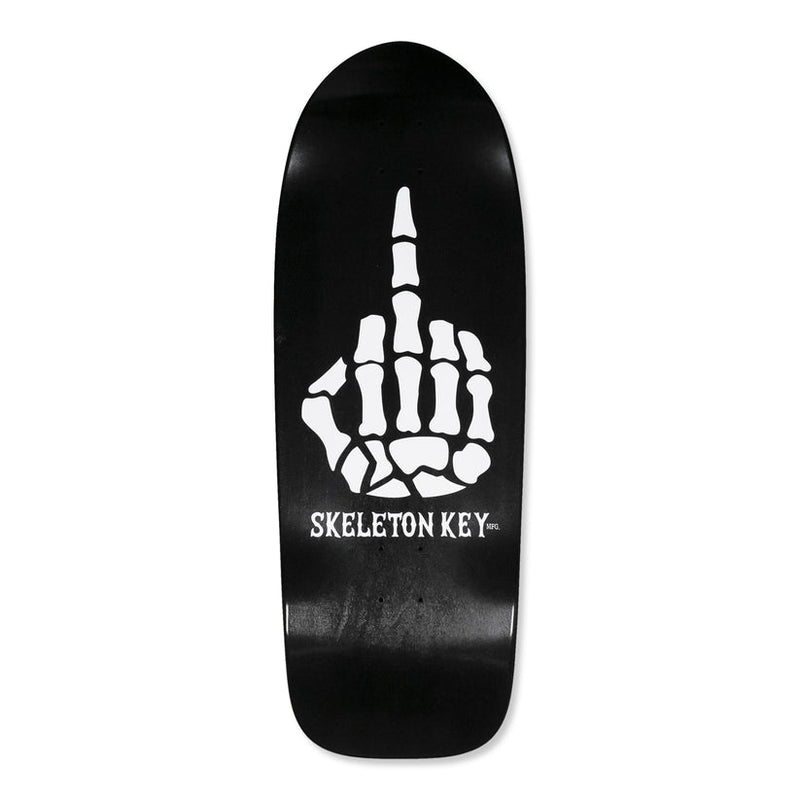 SKELETON KEY WITH ALL DUE RESPECT SKATEBOARD DECK