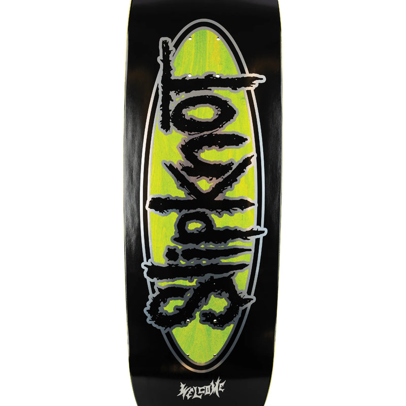 WELCOME SKATEBOARDS OVAL LOGO SKATEBOARD DECK