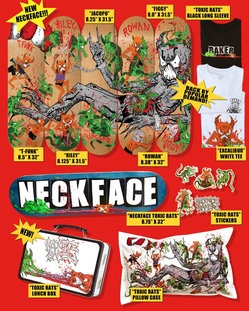 BAKER TOXIC RATS SKATEBOARD DECK