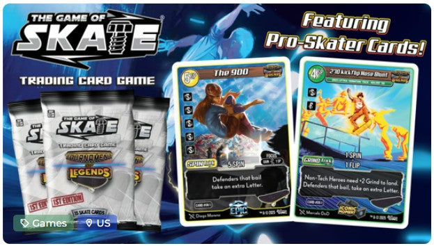 THE GAME OF SKATE TCG 1ST EDITION BOOSTER PACK