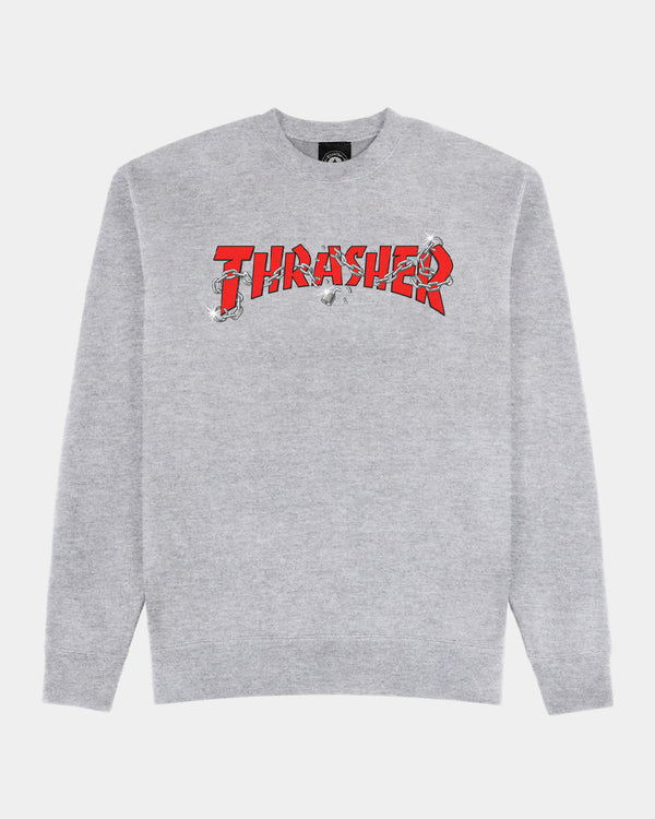 THRASHER CHAINS CREWNECK