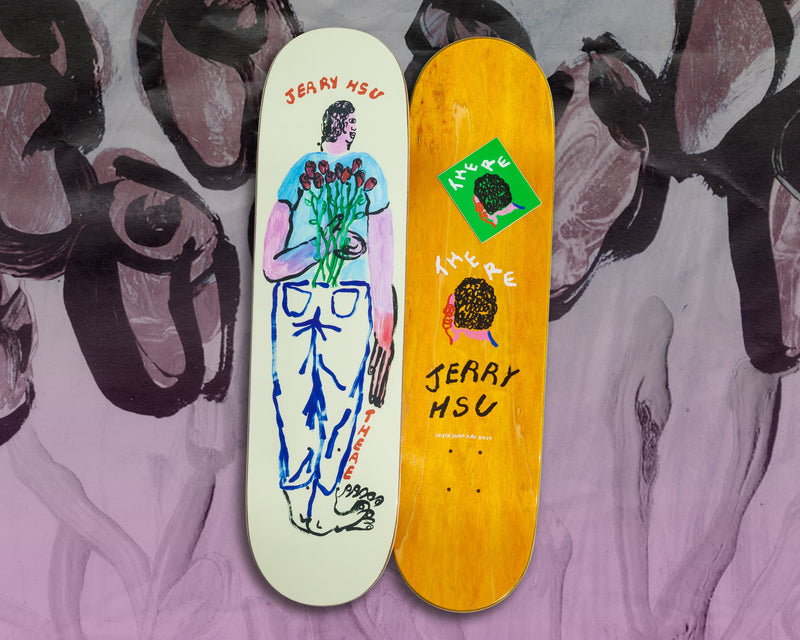 THERE ILYSM JERRY HSU GUEST SSD LTD. SKATEBOARD DECK